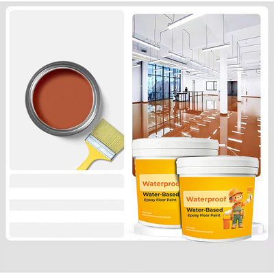 Water-Based Epoxy Floor Paint Waterproof Durable Indoor Outdoor Coating