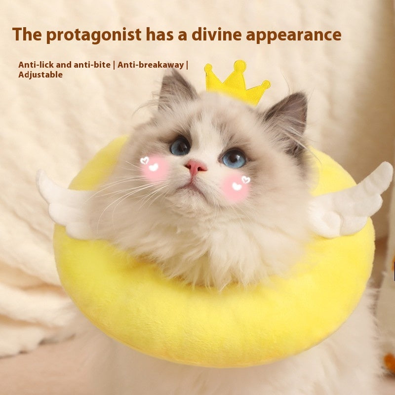 Anti-Licking Cat Collar For Comfortable Pet Protection And Healing