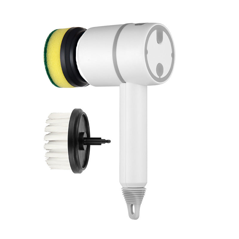 Electric Cleaning Brush Rechargeable Wireless USB For Kitchen Bathroom