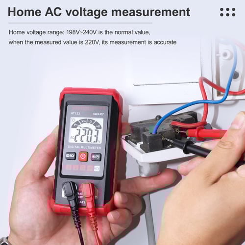 Digital Multimeter Professional Portable Electrical Tester Meter