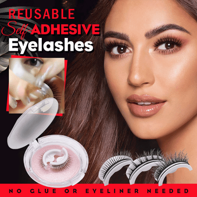 Reusable Self-Adhesive Eyelashes Long Lasting Natural Look