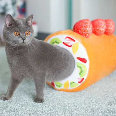 Cake Roll Cat House Soft Cozy Pet Bed For Cats