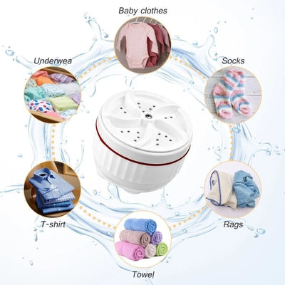 Mini Washing Machine And Dishwasher Compact Portable Laundry Cleaner