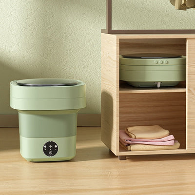 Portable Folding Washing Machine Compact Lightweight Travel Laundry Washer