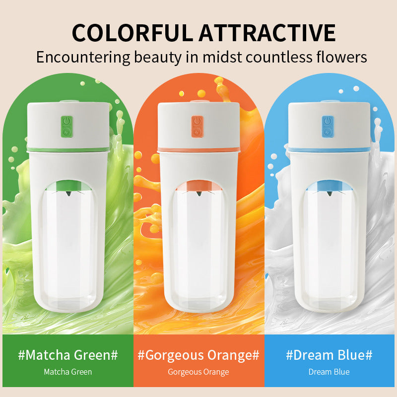Electric Juicer USB Rechargeable Wireless Fruit Blender Squeezer Machine