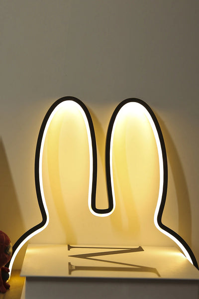 Rabbit LED Night Light USB Powered Bedside Lamp For Kids