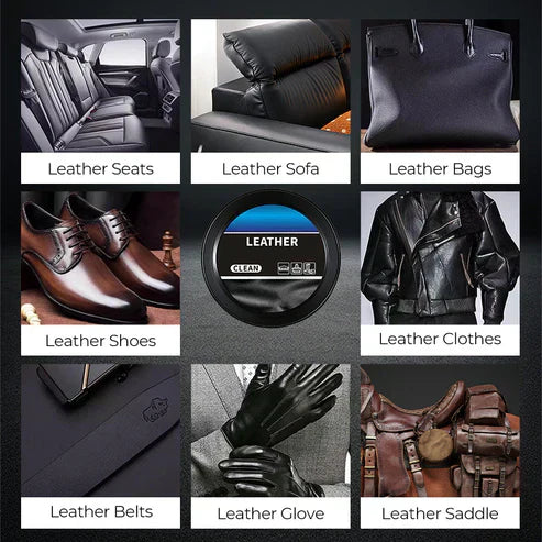 Leader Leather Care Cream And Cleaning Paste For Leather Maintenance