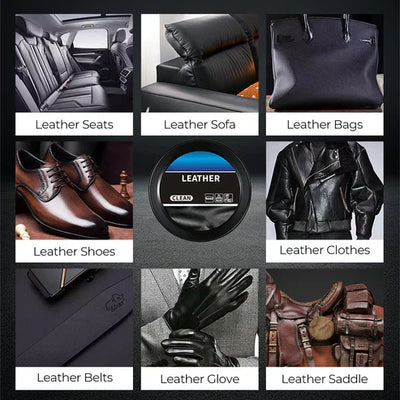 Leader Leather Care Cream And Cleaning Paste For Leather Maintenance