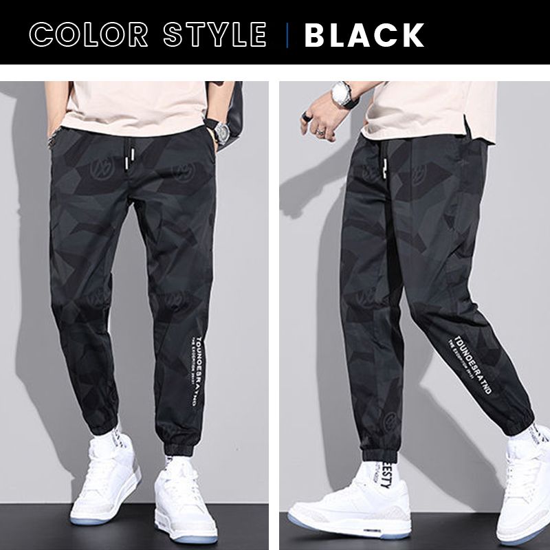 Camouflage Harem Cargo Pants Loose Fit Casual Streetwear