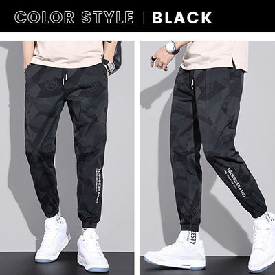 Camouflage Harem Cargo Pants Loose Fit Casual Streetwear