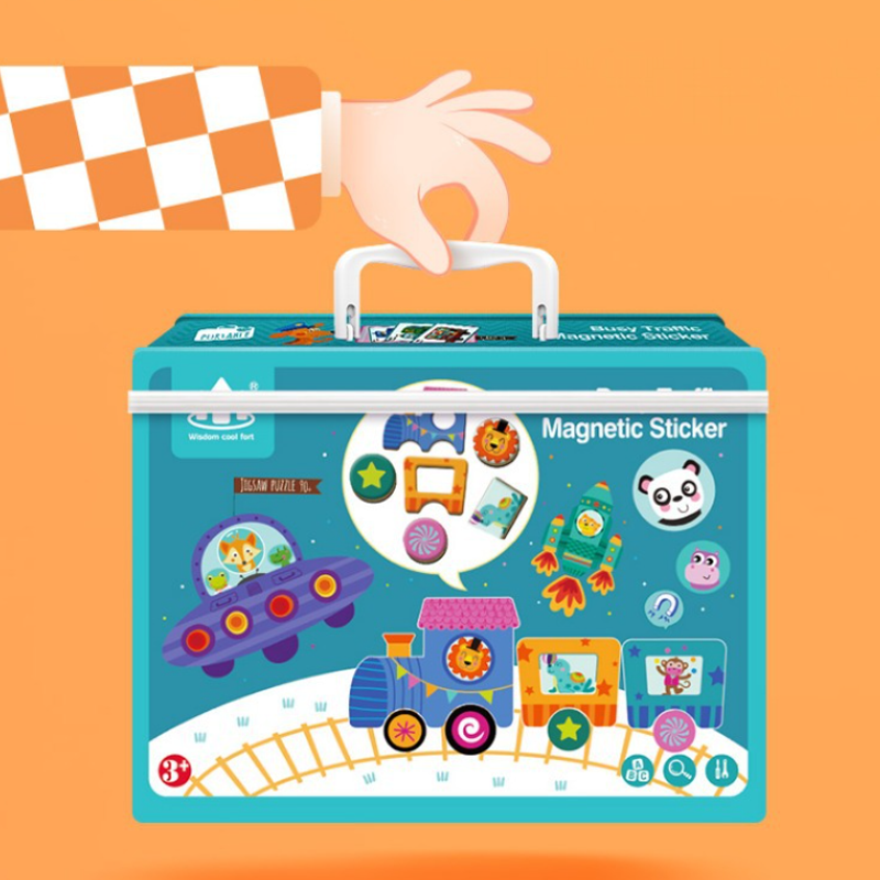 Children's Educational Magnetic Puzzles Learning Toy For Kids