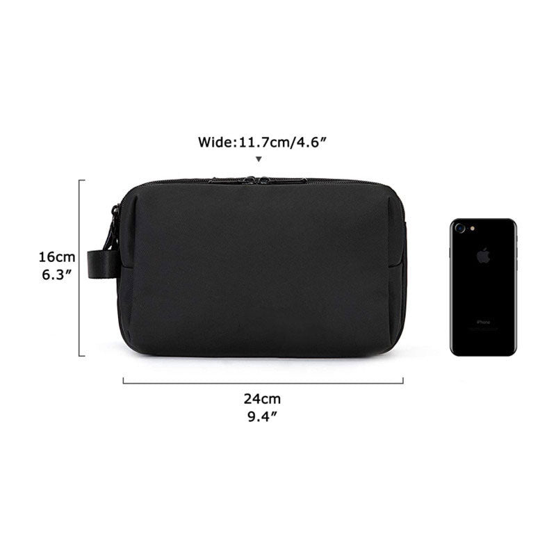 Large Capacity Wash Bag Durable Twill Travel Toiletry Organizer