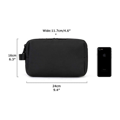 Large Capacity Wash Bag Durable Twill Travel Toiletry Organizer