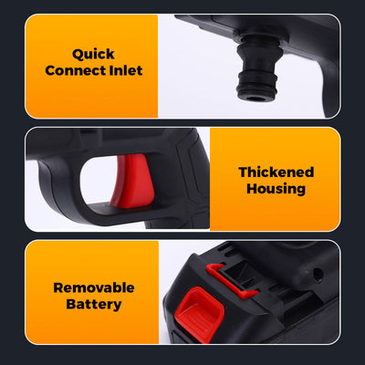 Cordless Portable Multi Function High Pressure Water Blaster Cleaner