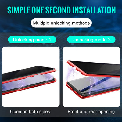 Magnetic Privacy Phone Case Slim Protective Cover