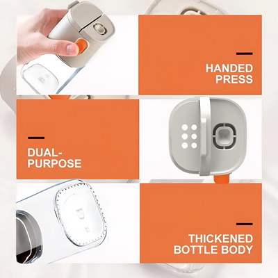 Push Button Salt And Pepper Dispenser Bottle For Easy Seasoning
