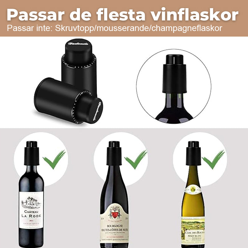 Push-type Vacuum Wine Stopper For Fresh Wine Preservation