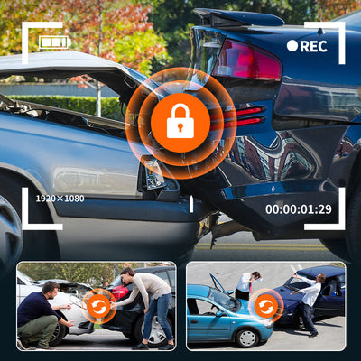 4-Channel FHD Dash Cam Ultra-Wide Angle Driving Safety Recorder