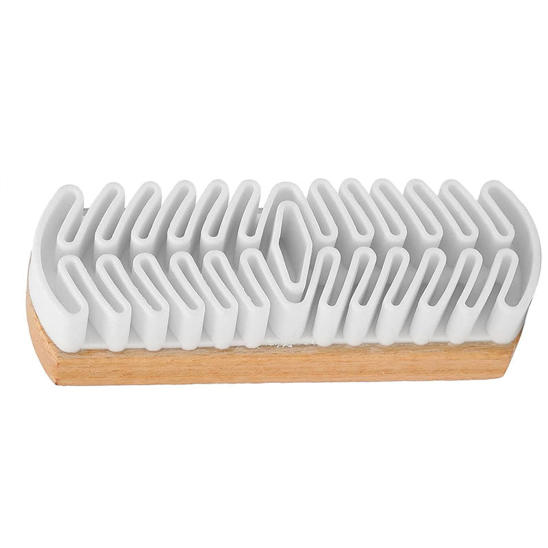 Natural Crepe Wood Brush For Suede Nubuck Leather Shoe Care