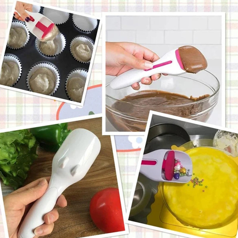 Cupcake Scoop Stainless Steel Ice Cream Cookie Dessert Scoop