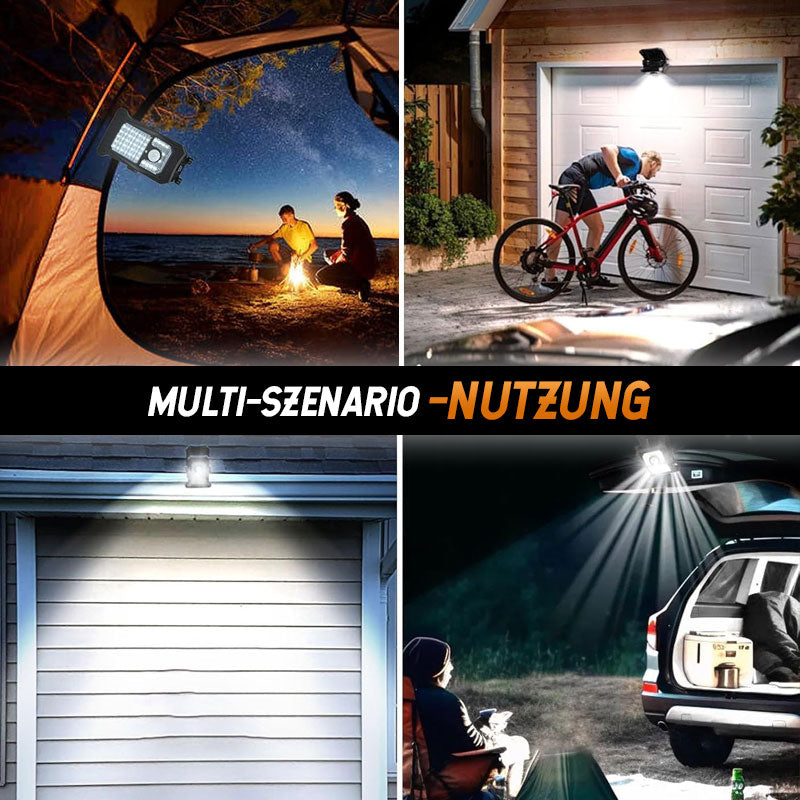 Waterproof Solar Clip Light Outdoor Portable Garden Lamp