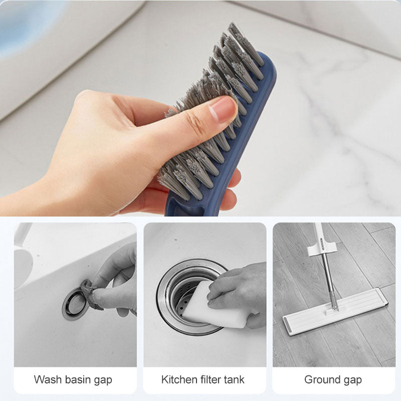 Bathroom Cleaning Brush 2 In 1 Dual Purpose Scrubber Tool