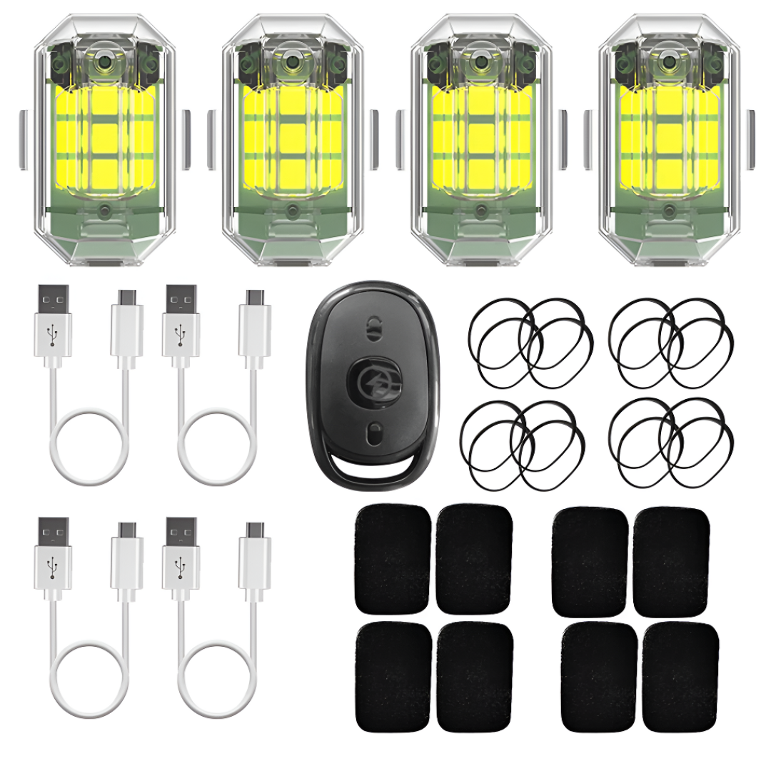 LED Car Strobe Light Waterproof Emergency Flashing Signal Lamp