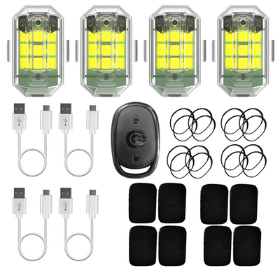 LED Car Strobe Light Waterproof Emergency Flashing Signal Lamp