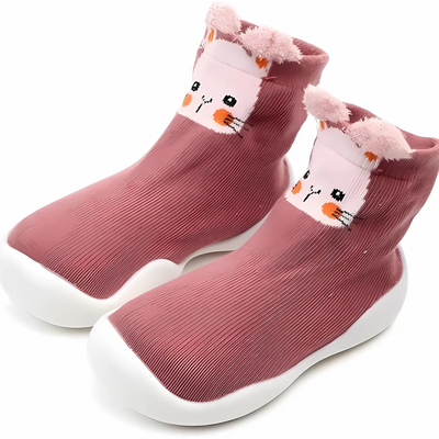 Non-Slip Toddler Sock Shoes With Cartoon Design For Kids