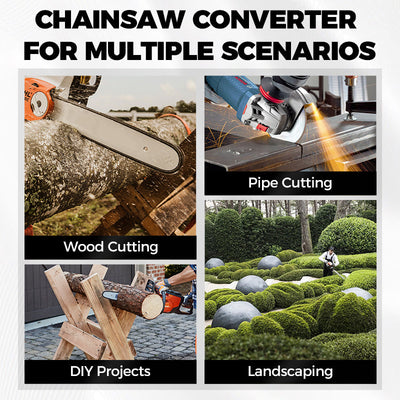 Electric Chain Saw Converter Attachment For Angle Grinder Tool