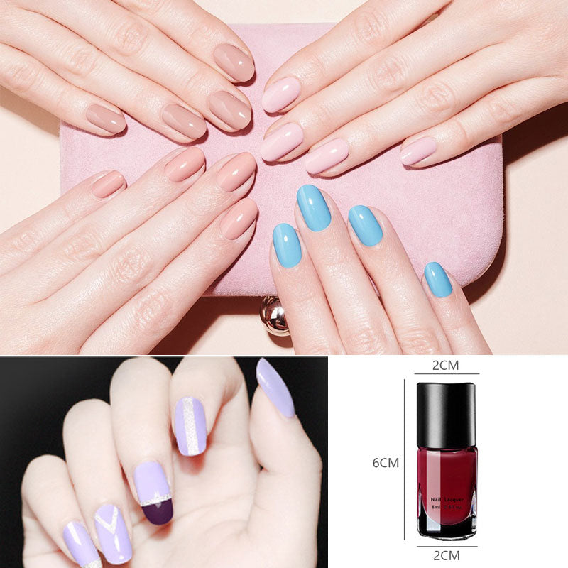 Removable Nail Polish Quick Dry Long Lasting Baking Free Formula