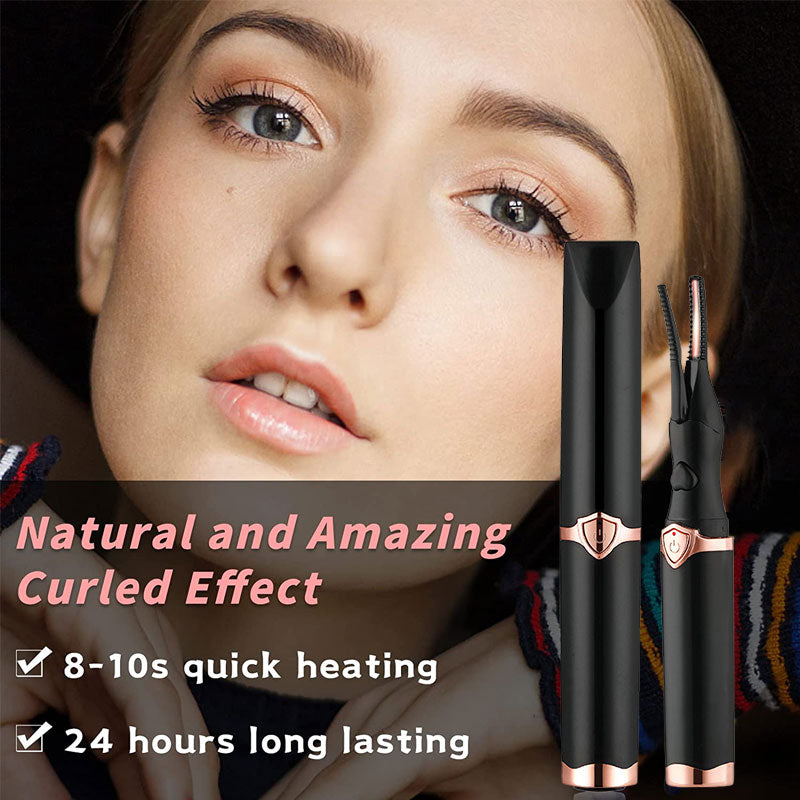 Heated Eyelash Curler Electric Lash Perm Tool For Long Curling