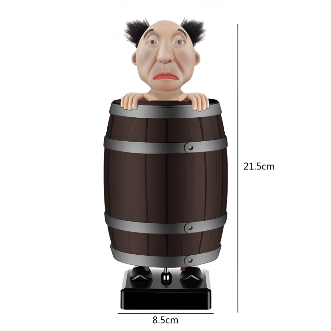 Santa Figurine Novelty Dispenser Festive Holiday Decoration