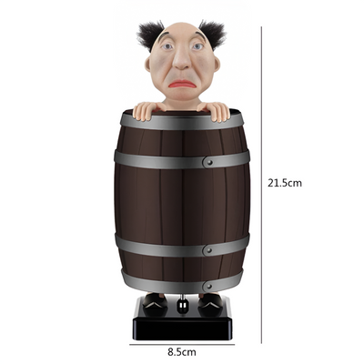 Santa Figurine Novelty Dispenser Festive Holiday Decoration
