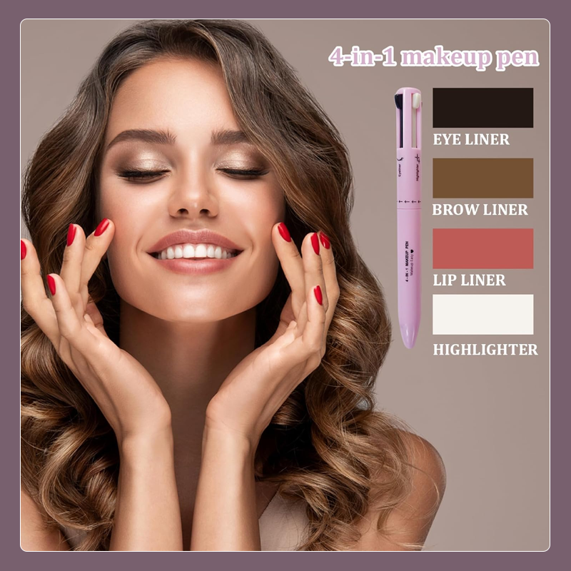 4-in-1 Makeup Pen Multifunctional Cosmetic Tool For Easy Application