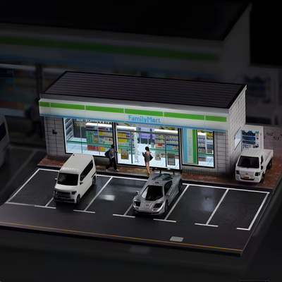 Urban Street Displays For Model Cars 164 Scale Miniature Scenes