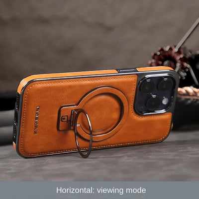 Leather Magnetic Phone Case Stand Holder For Mobile Devices
