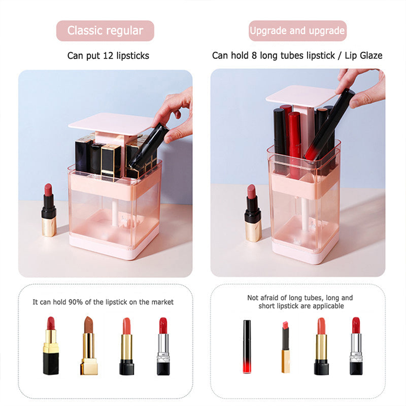 Pressing Design Transparent Cosmetic Display Case For Storage And Organization