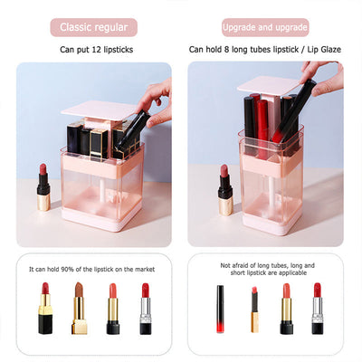 Pressing Design Transparent Cosmetic Display Case For Storage And Organization
