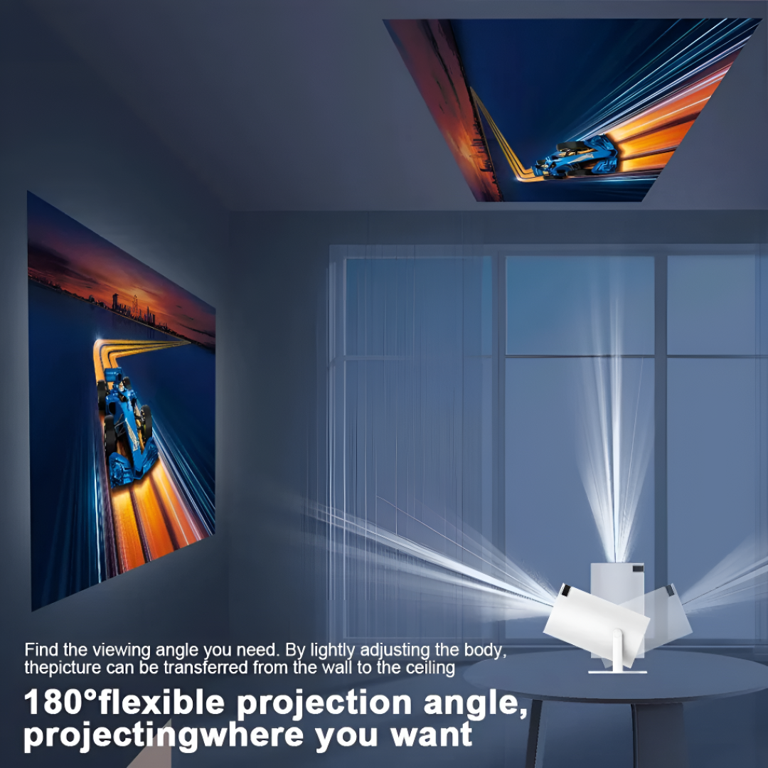 HD Mini Projector Portable Compact Video Entertainment Device