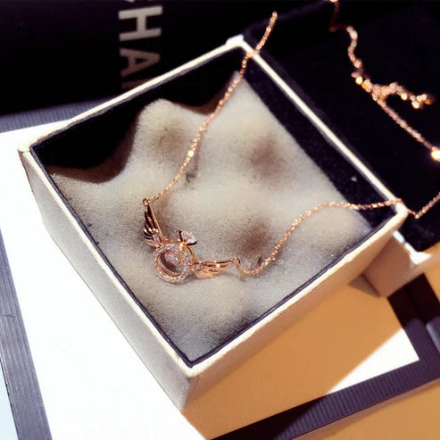 Angel Wings Necklace Elegant Pendant Jewelry For Women Gift