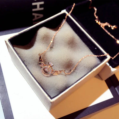 Angel Wings Necklace Elegant Pendant Jewelry For Women Gift