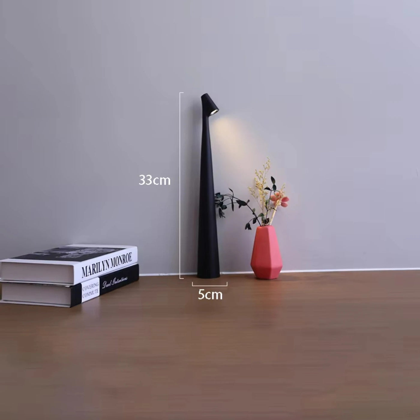 Wireless Rechargeable Table Lamp Vibia Africa Dimmable Ambient Light