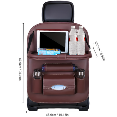 Car Backseat Organizer With Multiple Pockets For Travel Storage