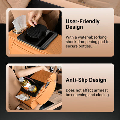 Integrated Multifunctional Car Armrest Heightening Pad For Comfort