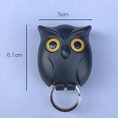 Owl Keychain Organizer Cute Entrance Decorative Holder