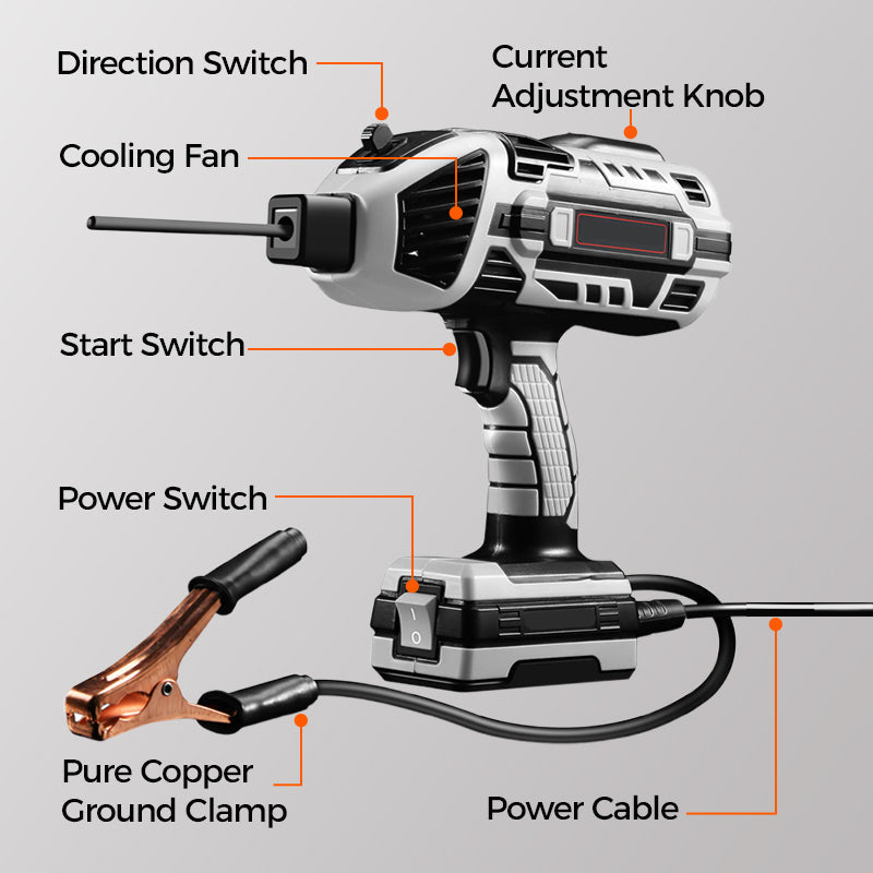 4600W Shielded Metal Arc Welder Kit Professional Welding Equipment