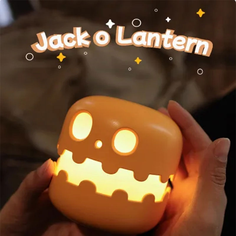 Halloween Pumpkin Night Light Decorative Pressed Pumpkin Lamp