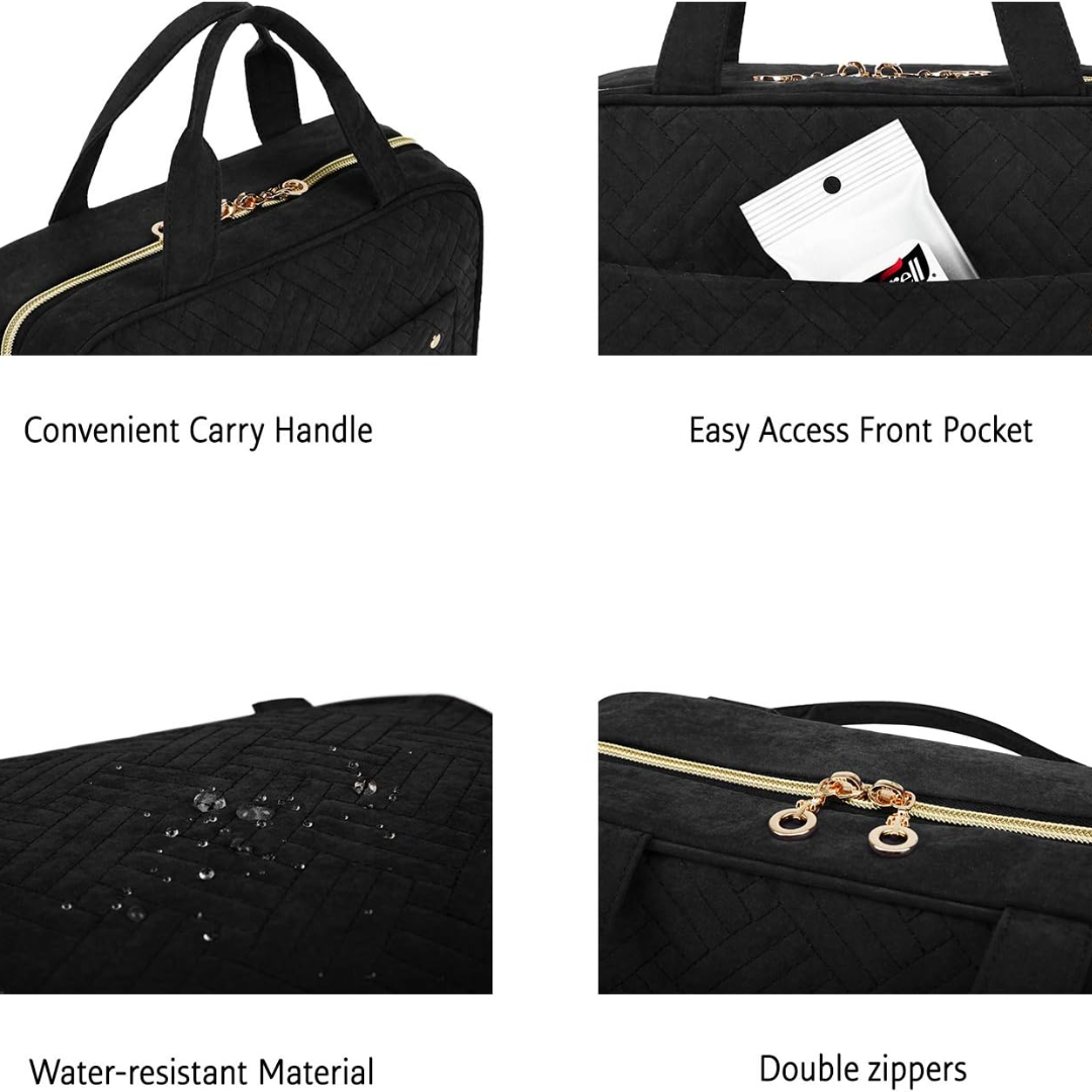 Toiletry Travel Bag Organizer Compact Waterproof Toiletry Storage Case