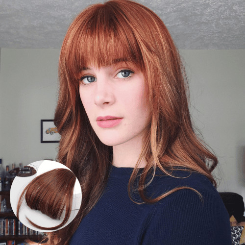 Clip In Bangs Hair Extensions Easy Stylish Natural Look